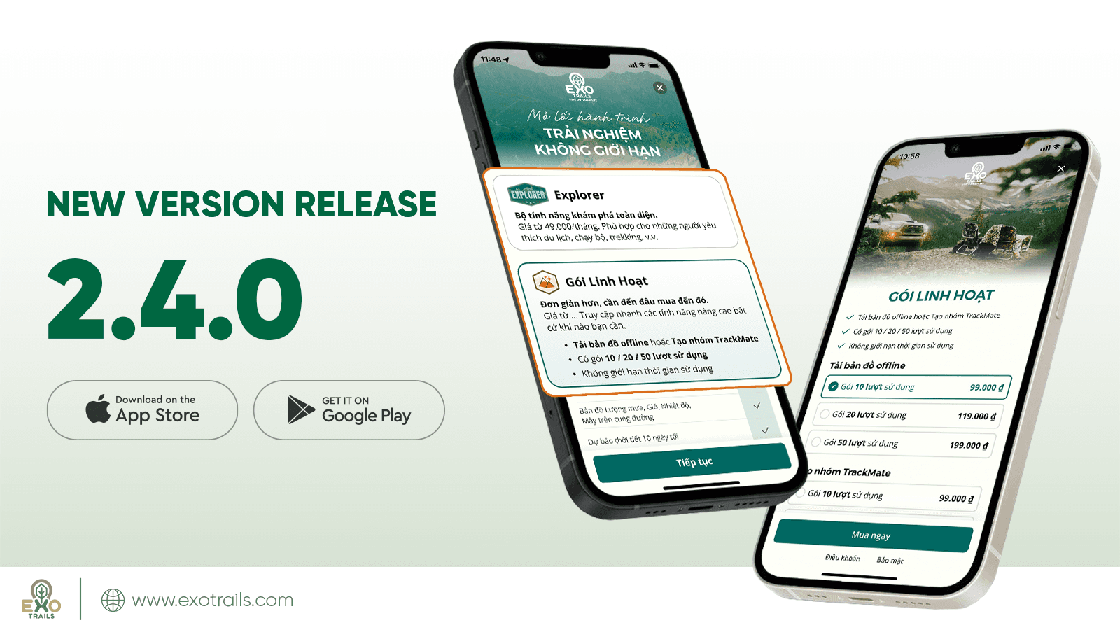 ra mắt ExoTrails 2.4.0