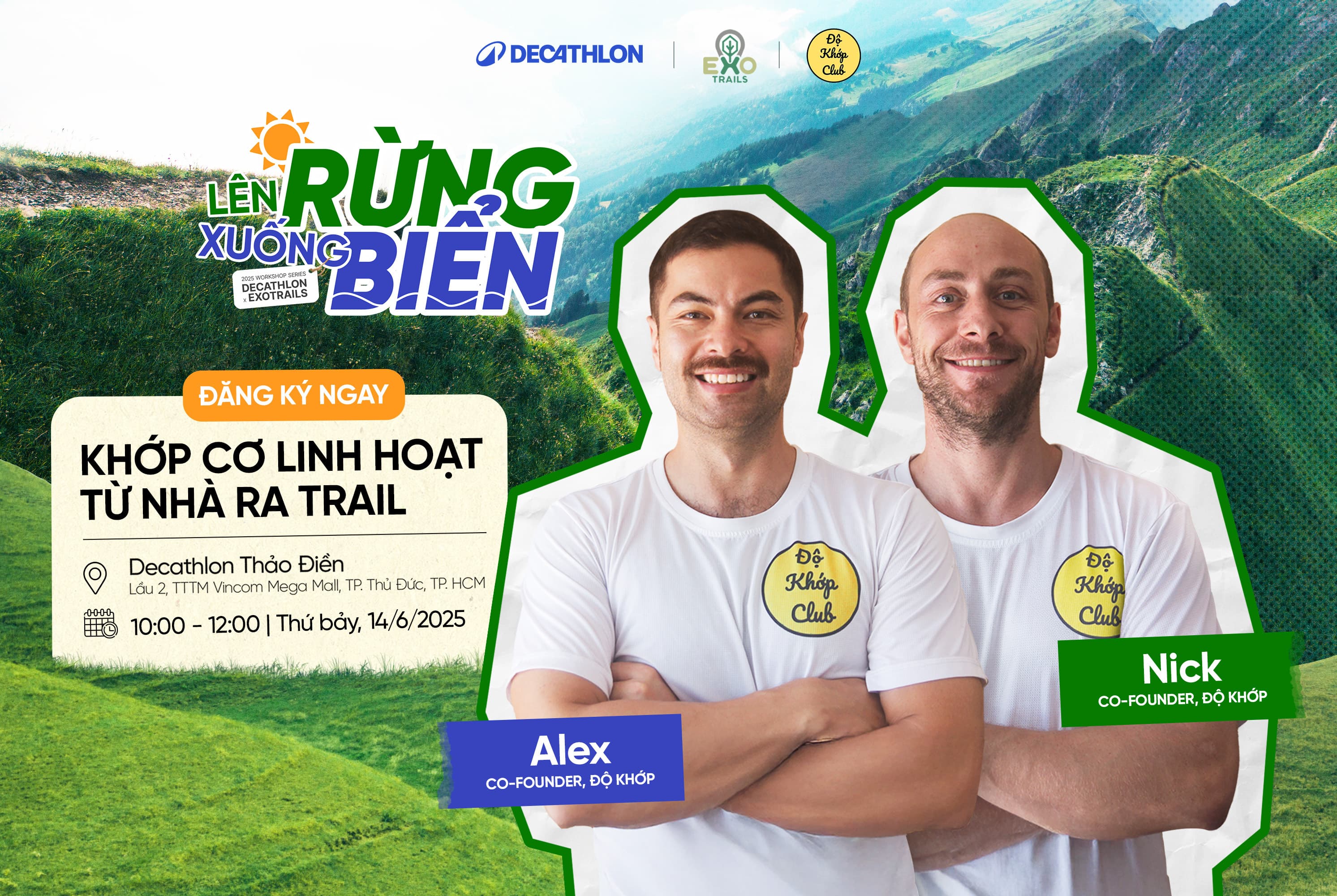 WORKSHOP 4 - KHỚP CƠ LINH HOẠT TỪ NHÀ RA TRAIL