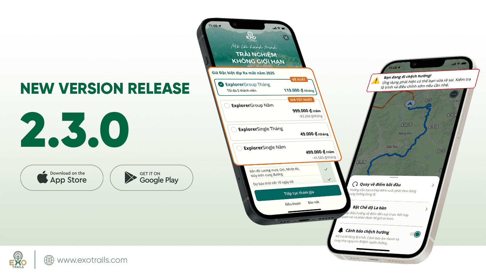 ExoTrails 2.3.0: Discover EXPLORER - The New Subscription That Redefines Outdoor Adventure