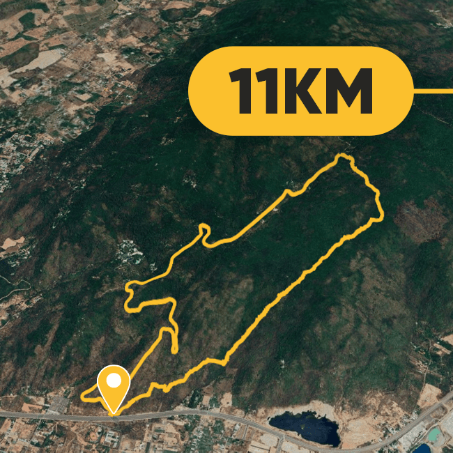 Núi Dinh – Yellow Route 11km