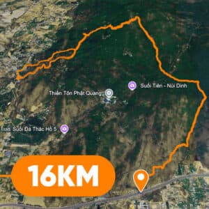 Núi Dinh - Route 16km