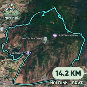 Núi Dinh - Route 14.2km