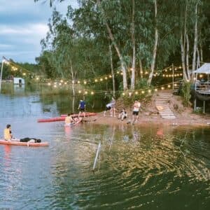 Hoàng Hôn Camping Hồ Trị An