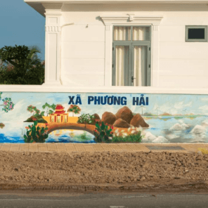 Bức tường tranh bích họa Ninh Hải
