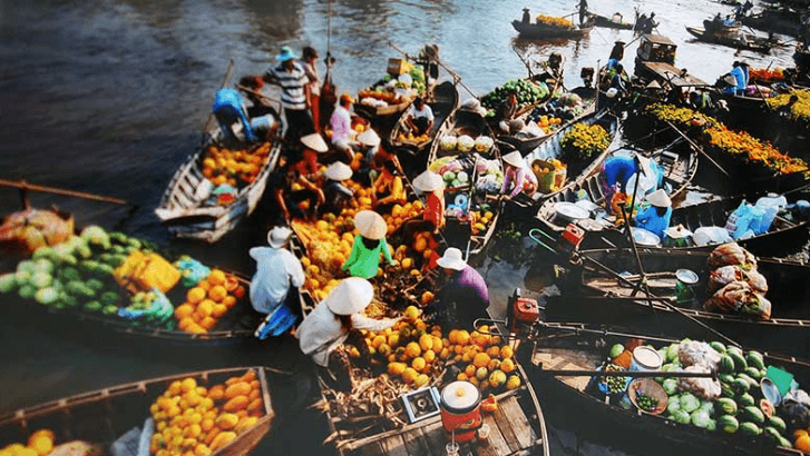 Chợ nổi Cái Bè - Cái Bè - Tiền Giang