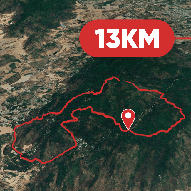Núi Dinh – Red Route 13km