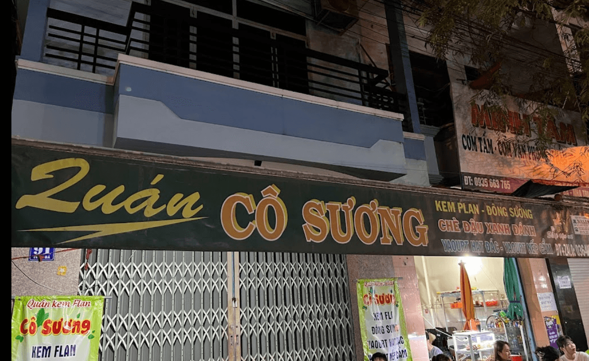 Kem Flan Cô Sương Tháp Bà