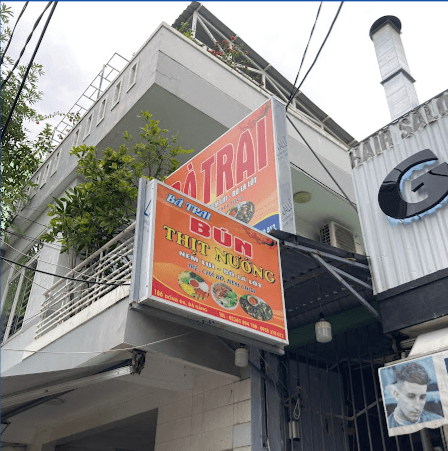 Bún thịt nướng Bà Trai