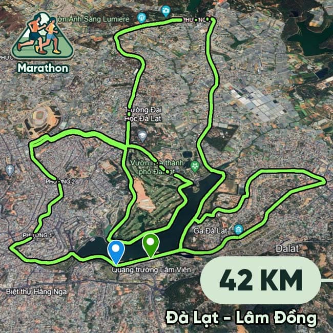 Dalat Fresh Night Marathon 2024 42km