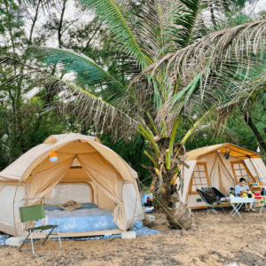Camping biển siêu chill