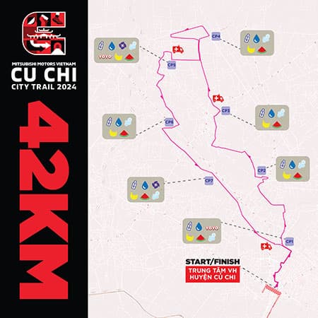 Mitsubishi Motors Vietnam Củ Chi City Trail 2024 42km