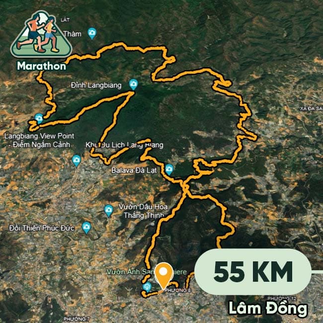 Dalat Ultra Trail 2024 - 55 km