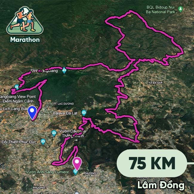 Lâm Đồng Trail 2022 75km