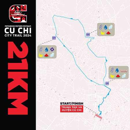 Mitsubishi Motors Vietnam Củ Chi City Trail 2024 21km