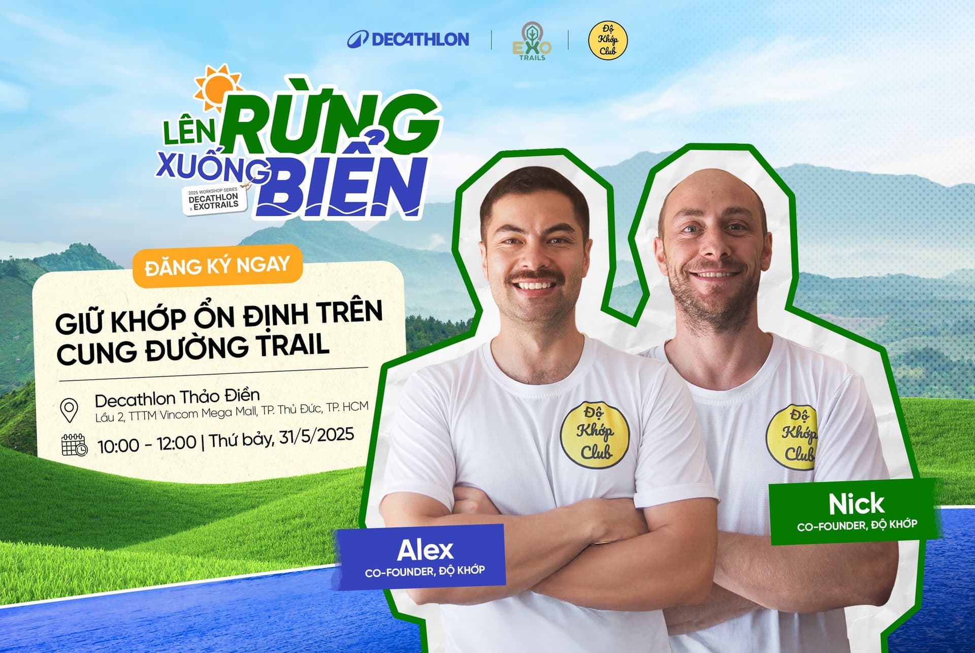 WORKSHOP 2 - GIỮ KHỚP ỔN ĐỊNH TRÊN CUNG ĐƯỜNG TRAIL
