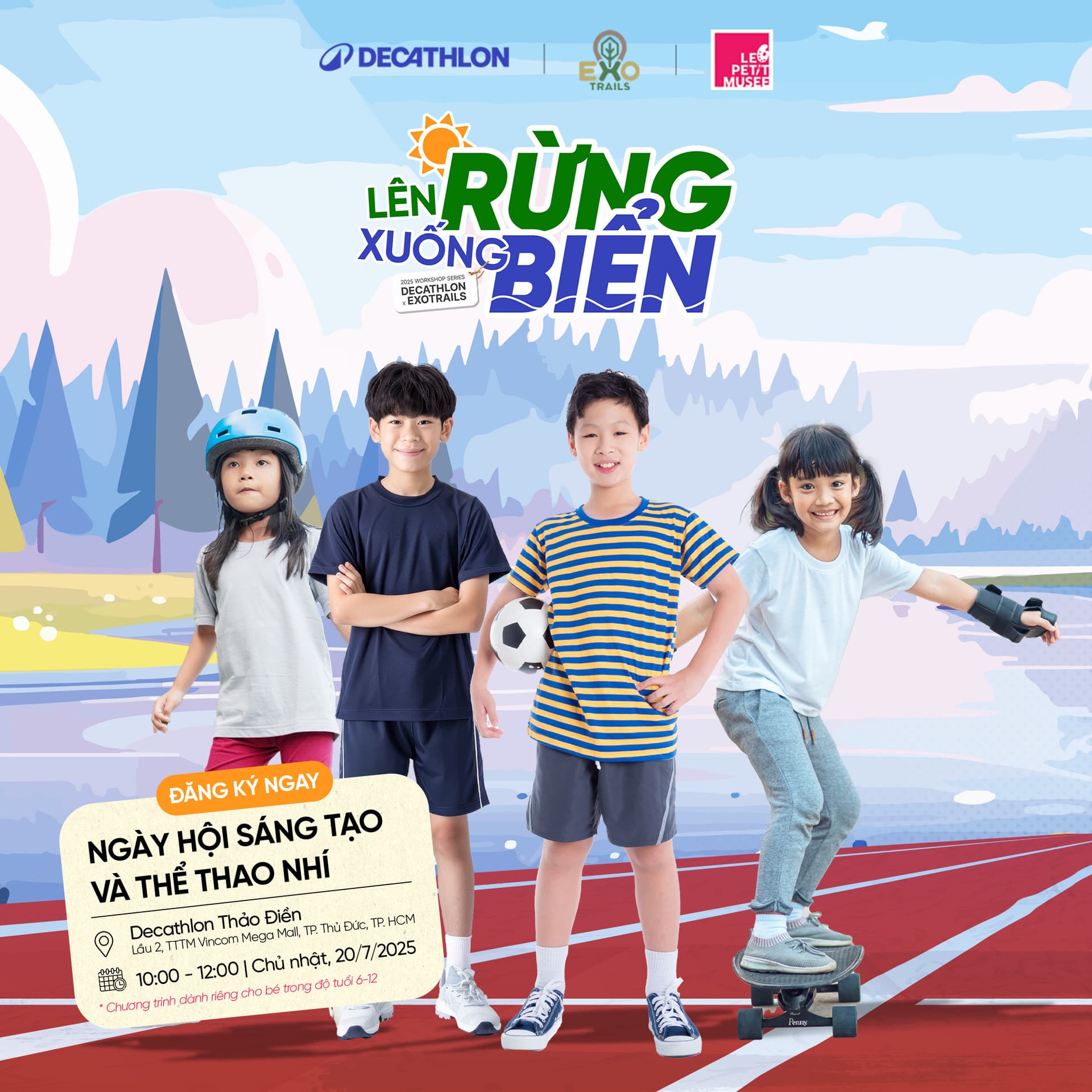 WORKSHOP 8: NGÀY HỘI SÁNG TẠO VÀ THỂ THAO NHÍ
